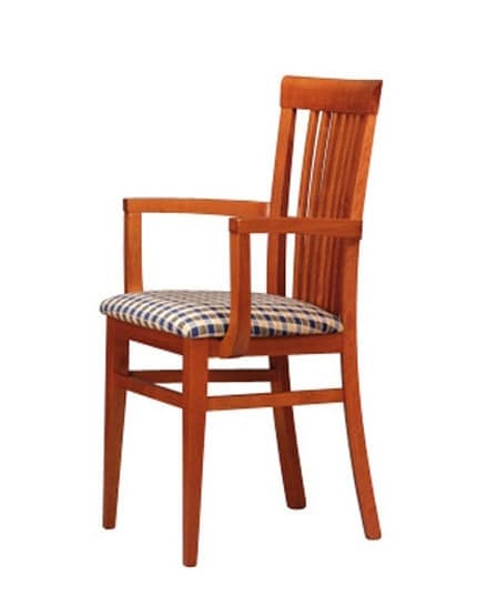315 P, Armchair with vertical slats back, for tavern