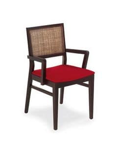 M04, Chair with cane back, for dining rooms and bars