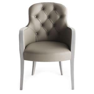 Euforia 00132K, Rafined armchair for high level restaurants and hotel