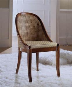 M 613, Armchair in cane, in classic style