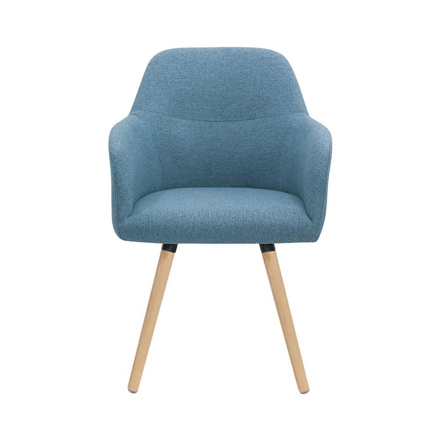 5331, Modern chair with wooden legs