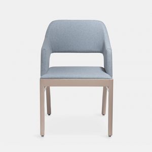 Alba armchair, Armchair with large and generous seat