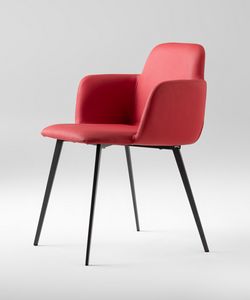 ART. 0031-MET-CB-UPH BARDOT, Padded small armchair