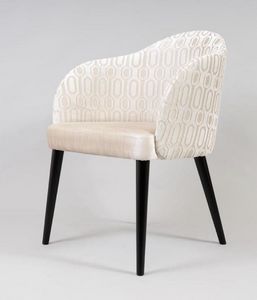 BS529A - Chair, Padded chair for hotel furnishing