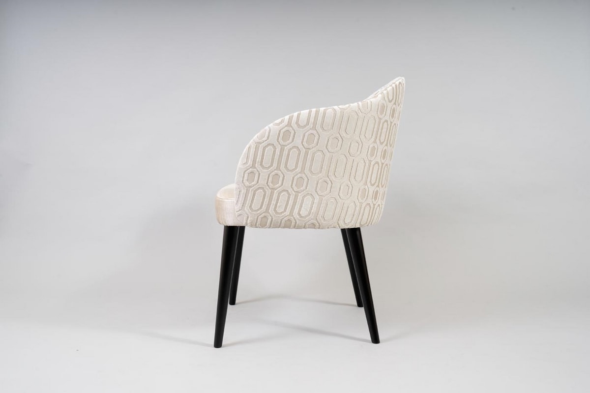 BS529A - Chair, Padded chair for hotel furnishing
