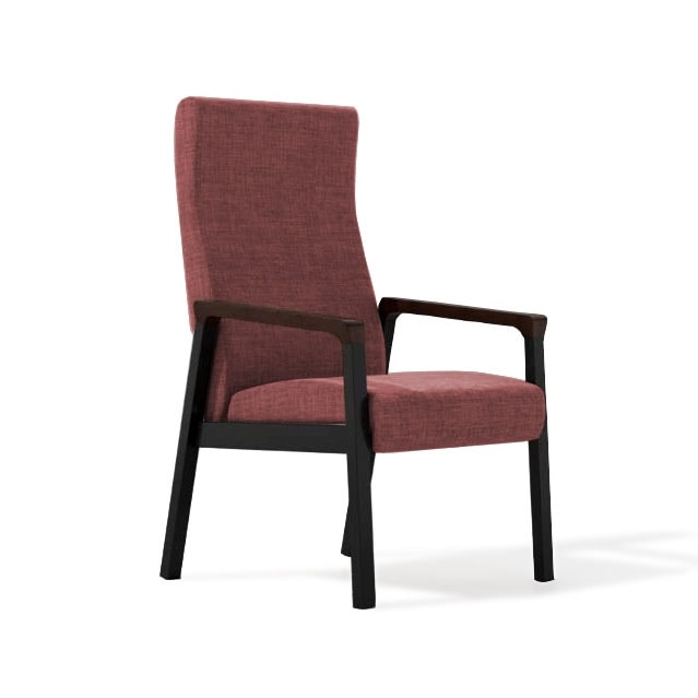 CUDDLE 6625, Armchair with high back
