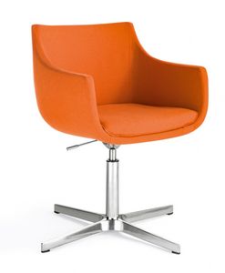 Day&Night Plus, Swivel armchair for waiting rooms