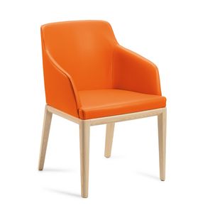 Dena PL, Chair upholstered in eco-leather