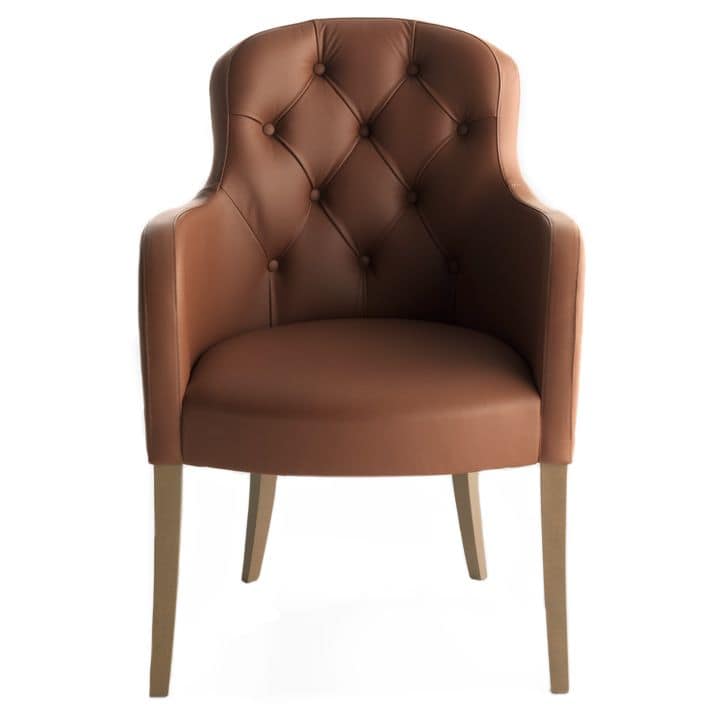 Euforia 00131K, Armchair with tufted backrest