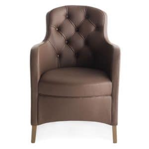 Euforia 00135K, Compact armchair for high level hotels