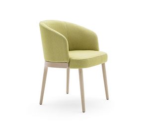 Flor 04931, Chair with solid beech legs
