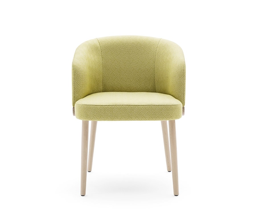 Flor 04931, Chair with solid beech legs