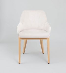 M43, Padded chair, wooden legs
