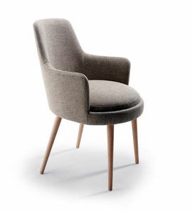 Padel P, Modern upholstered armchair