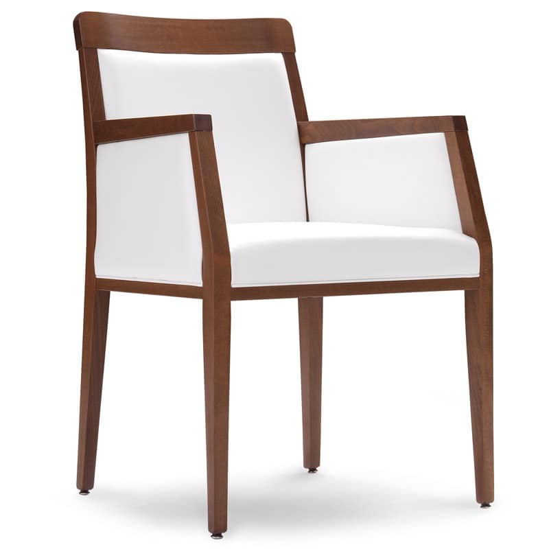 PL 49 ER, Chair with wooden frame, for Sitting room