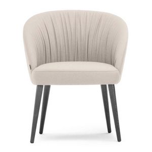 Rose 03060L, Lounge armchair with pleated upholstery