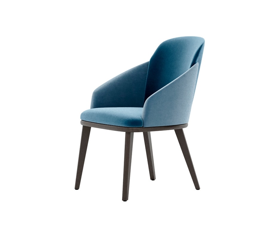 Wings 05131, Armchair with a contemporary design