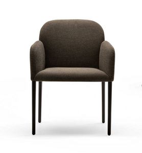 Zip, Upholstered chair with an enveloping comfort