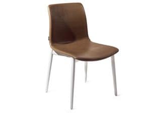 Lapis sedia, Wooden chair, padded seat, for bars and restaurants