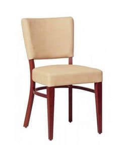 302, Dining chair with beech frame, for living-room