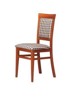 313, Dining chair, in beech, for ice cream parlor and bars