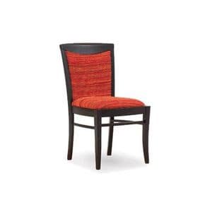 406 SLS, Upholstered chair in wood for bar and hotels