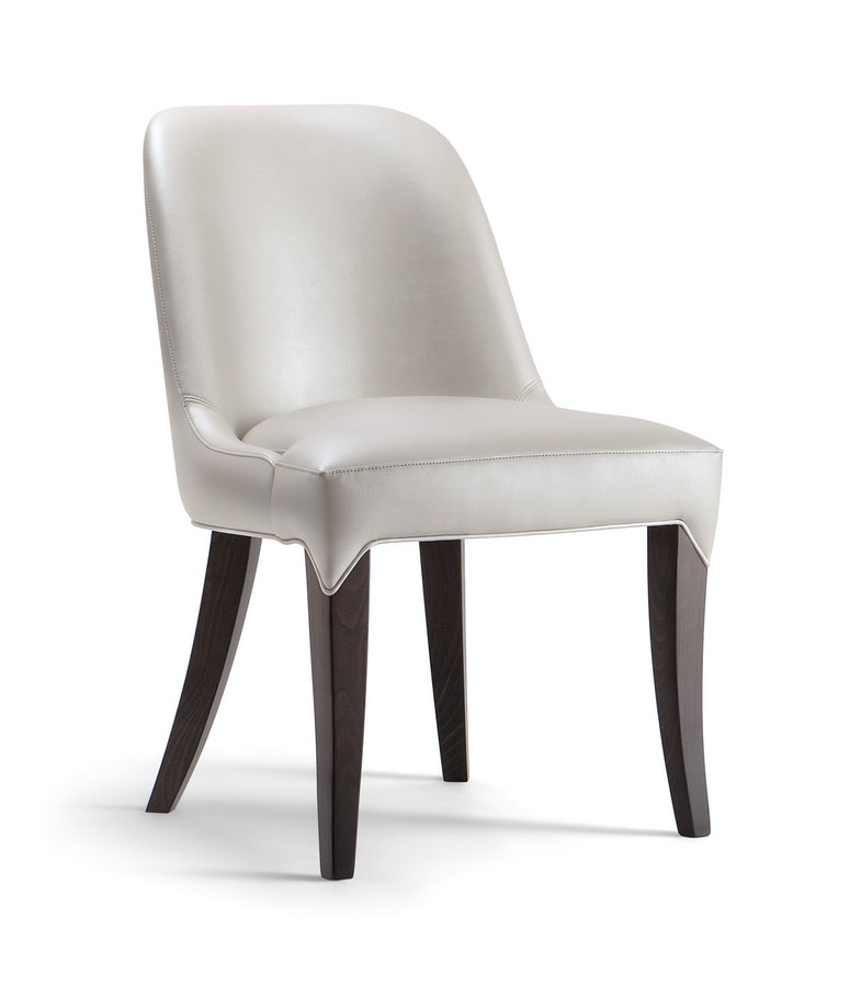 ALYSON SIDE CHAIR 048 S, Sinuous and welcoming chair