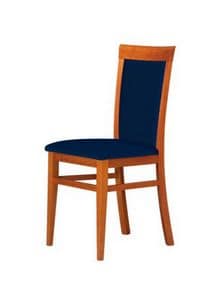C07, Chair with beech frame, upholstered seat and back