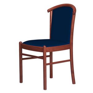 C09, Chair with wooden base, padded, for hotels and restaurants