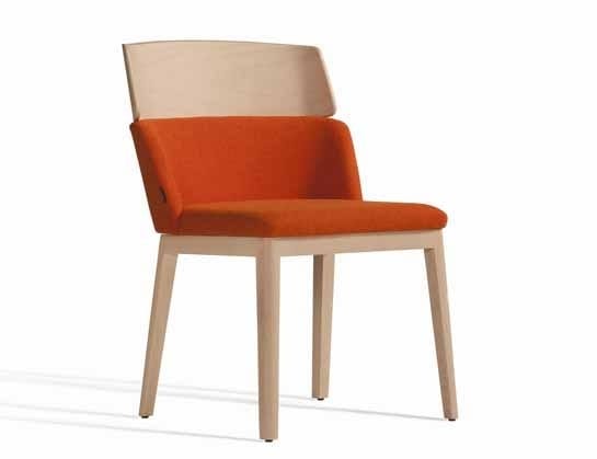 Concord 522WM, Padded wooden chair, for hotels and hospitality market