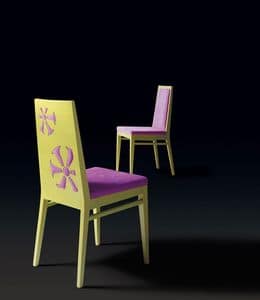 D02, Chair with particular decoration on the back of the backrest