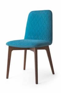 Ellie, Modern chair in beech wood, for restaurants and canteens