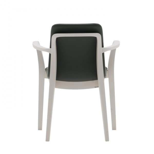Light 03221, Wooden chair with arms, strong and durable