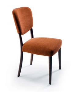 Maya, Upholstered chair, wooden structure