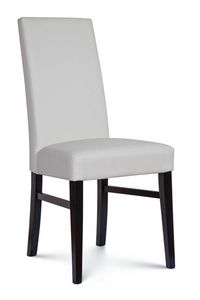Opera, Leather upholstered dining chair