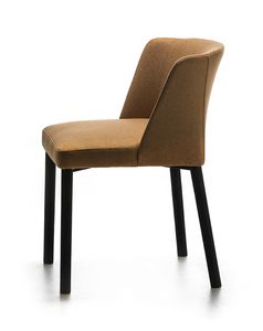 Virginia 4L, Chair solid and soft, with an essential style