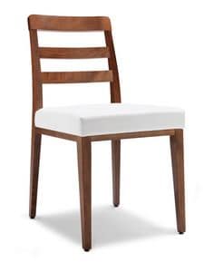 SE 49 / F, Dining chair, backrest with horizontal slats, for bars