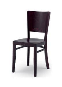 300, Chair in wood for residential and contract use