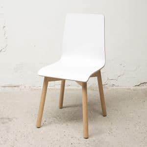 Chair Bolz, Removable chair, resistant to scratches and shock