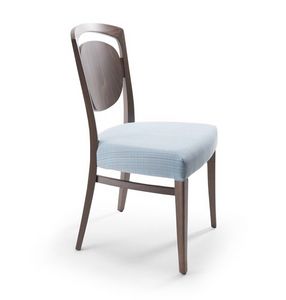 Tiffany, Wooden chair, with upholstered seat