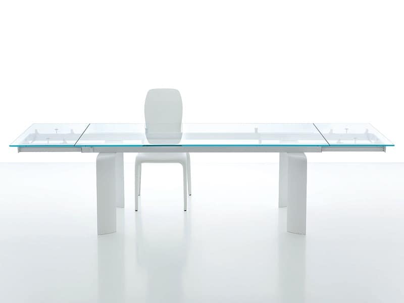 Dining Table With Extendable Glass Top Idfdesign