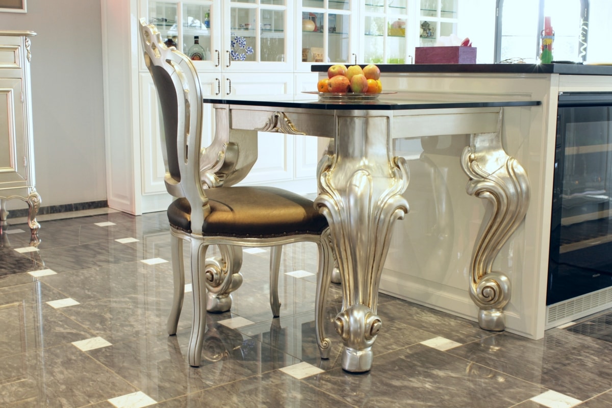 Dolce Vita, Dining table with octagonal glass top