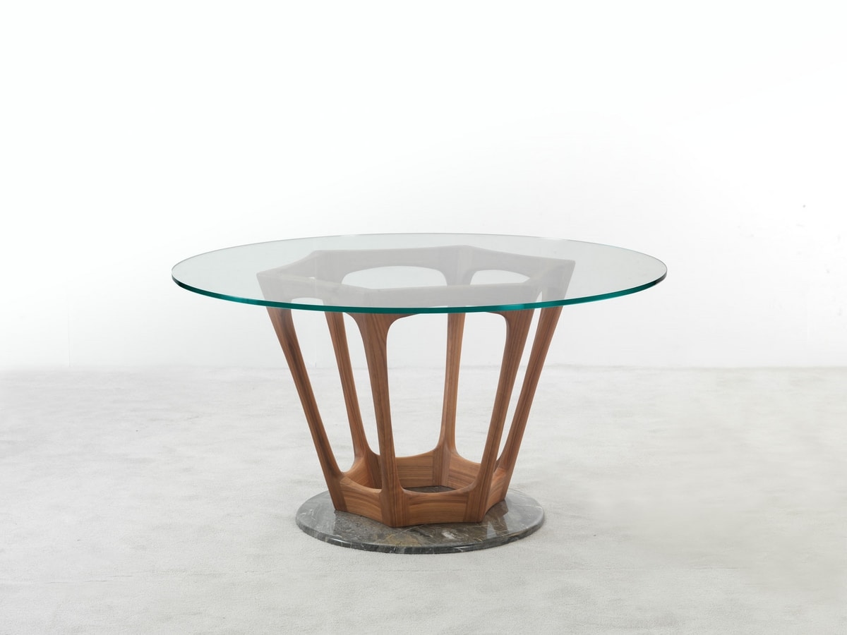 PALLANTE Table, Luxury table with hexagonal base