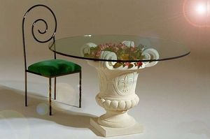 Samas, Dining table with vase base
