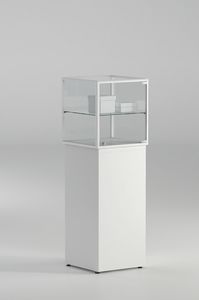 ALLdesign plus 6/PLP, Showcase with lock, for museums and shops