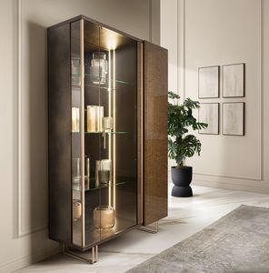 FIAMMA display cabinet with two doors, Display cabinet with a luxurious modern taste