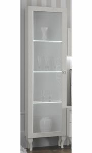 Notredame showcase 1 door, Contemporary display cabinet with 1 door