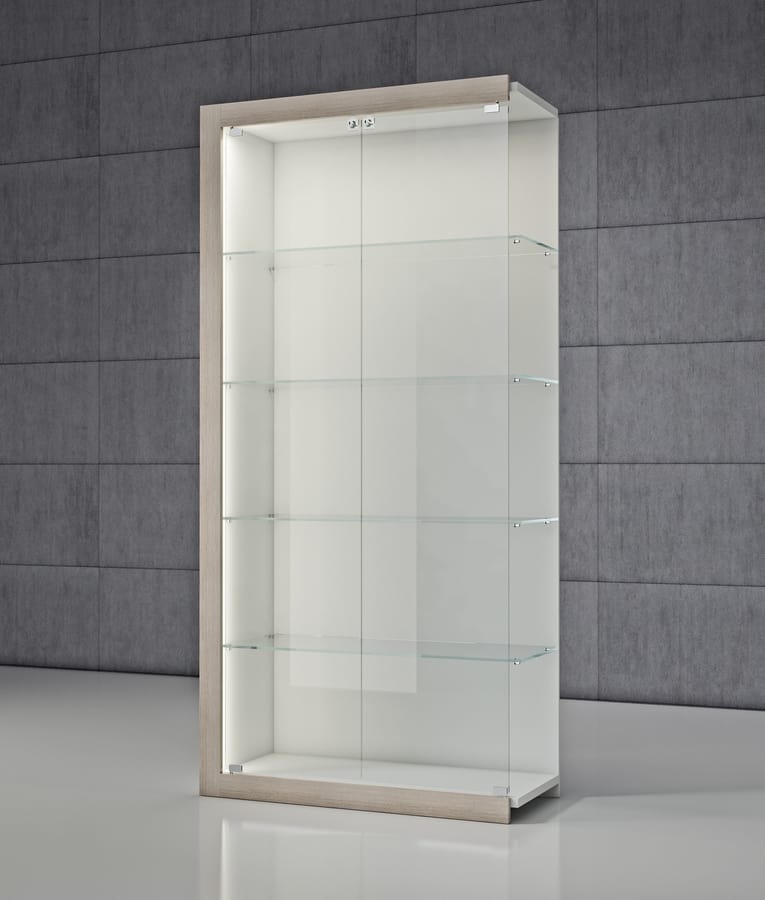 Quadratum Frame QF/S, Modular showcase with adjustable shelves