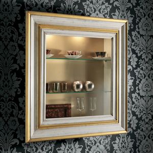 Style NOVITA-H116, Wall cabinet, glass door, with spotlights
