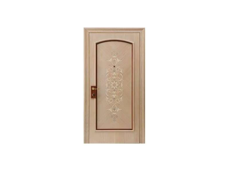 Cannes, Door with handmade inlays, classic style, for prestigious hotels